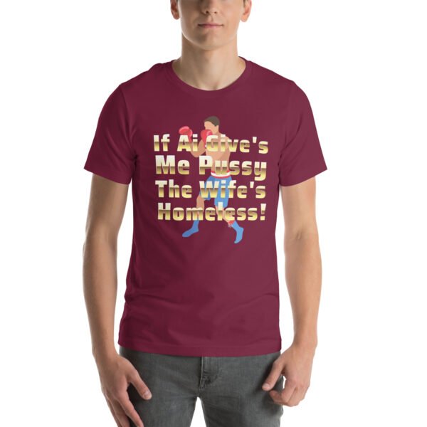 If AI Gives Me" Bold Boxing-Themed Humorous Design - Unisex t-shirt - Image 49