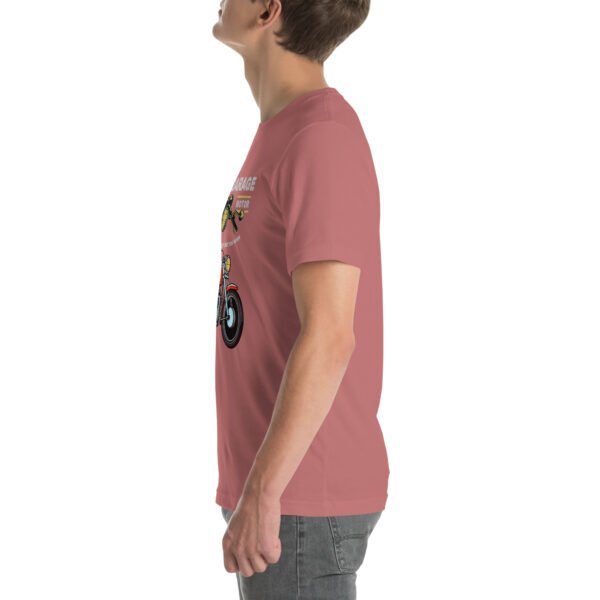 Retro Biker Garage T-Shirt – Classic Motorcycle Enthusiast Tee - Unisex t-shirt - Image 53