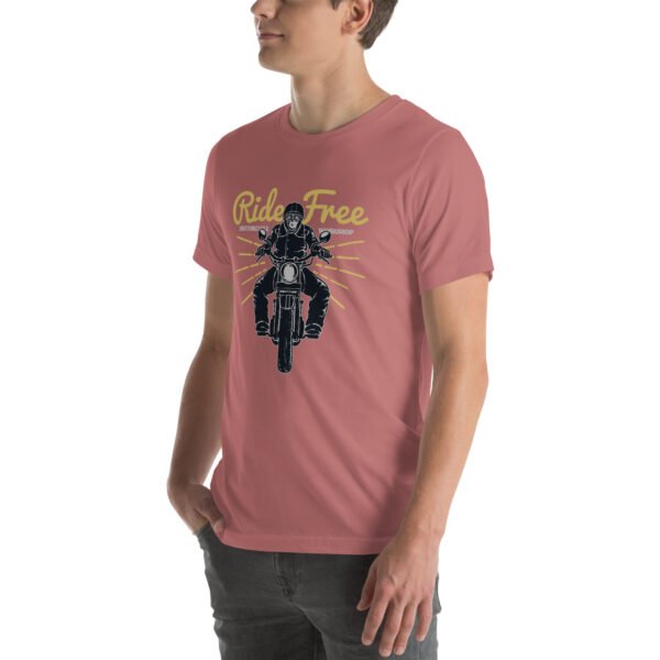 Vintage Motorcycle Rider T-Shirt – Classic Biker Tee for Adventure Lovers - Unisex t-shirt - Image 40