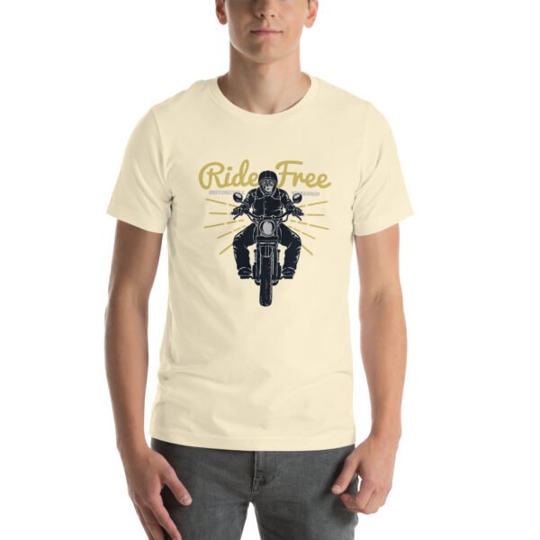 Vintage Motorcycle Rider T-Shirt – Classic Biker Tee for Adventure Lovers - Unisex t-shirt - Image 67