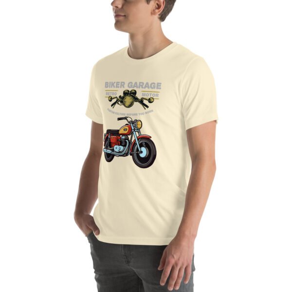 Retro Biker Garage T-Shirt – Classic Motorcycle Enthusiast Tee - Unisex t-shirt - Image 88