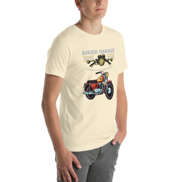 Retro Biker Garage T-Shirt – Classic Motorcycle Enthusiast Tee - Unisex t-shirt - Image 90