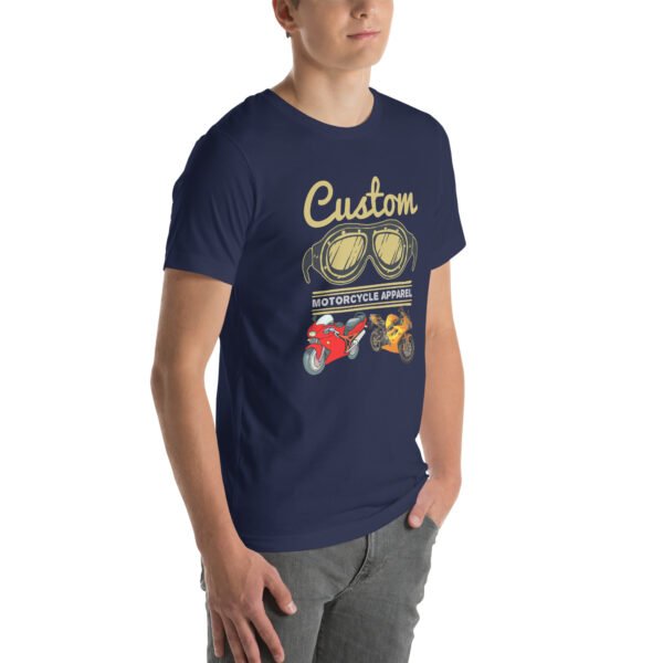 Custom Motorcycle Apparel T-Shirt – Vintage Biker Gear - Unisex t-shirt - Image 30