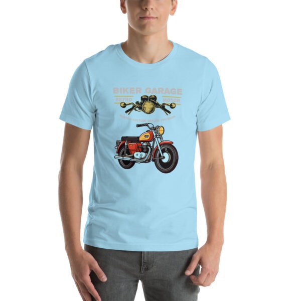 Retro Biker Garage T-Shirt – Classic Motorcycle Enthusiast Tee - Unisex t-shirt - Image 78