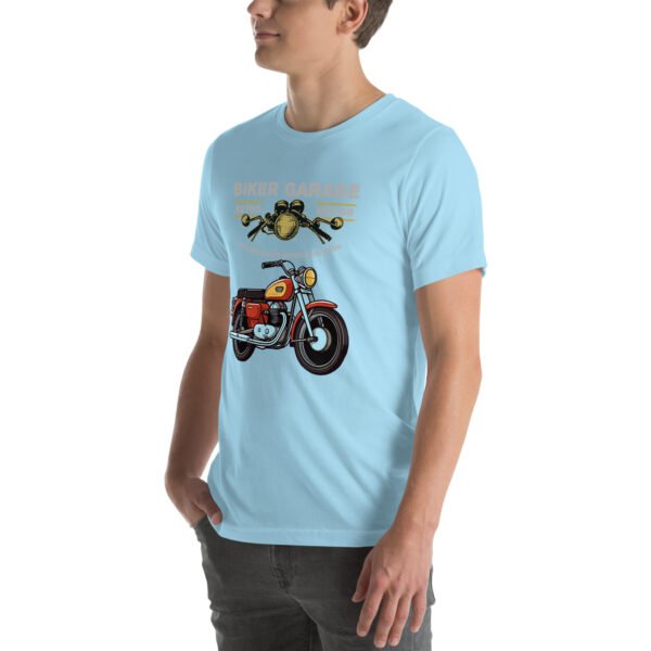 Retro Biker Garage T-Shirt – Classic Motorcycle Enthusiast Tee - Unisex t-shirt - Image 81
