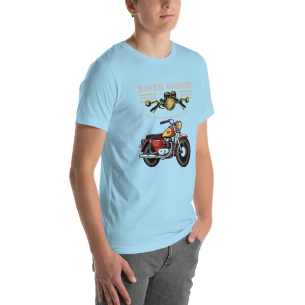 Retro Biker Garage T-Shirt – Classic Motorcycle Enthusiast Tee - Unisex t-shirt - Image 83