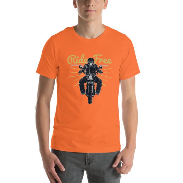 Vintage Motorcycle Rider T-Shirt – Classic Biker Tee for Adventure Lovers - Unisex t-shirt - Image 55