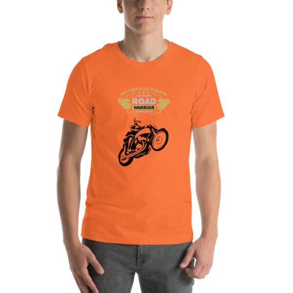 Road Warrior Motorcycle T-Shirt – Vintage Biker Apparel - Unisex t-shirt - Image 71