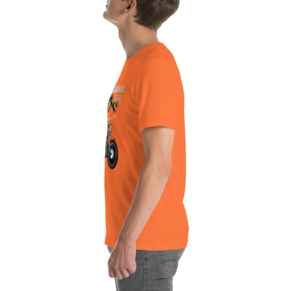 Retro Biker Garage T-Shirt – Classic Motorcycle Enthusiast Tee - Unisex t-shirt - Image 73