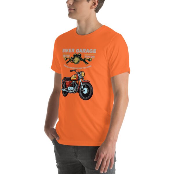 Retro Biker Garage T-Shirt – Classic Motorcycle Enthusiast Tee - Unisex t-shirt - Image 74