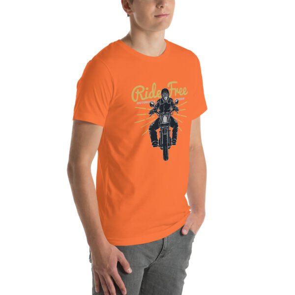 Vintage Motorcycle Rider T-Shirt – Classic Biker Tee for Adventure Lovers - Unisex t-shirt - Image 60
