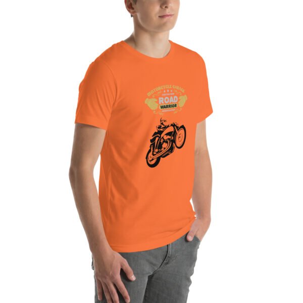 Road Warrior Motorcycle T-Shirt – Vintage Biker Apparel - Unisex t-shirt - Image 76