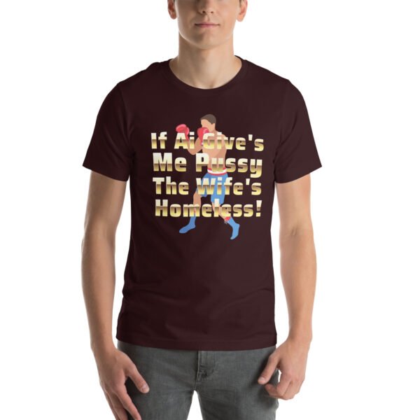 If AI Gives Me" Bold Boxing-Themed Humorous Design - Unisex t-shirt - Image 13