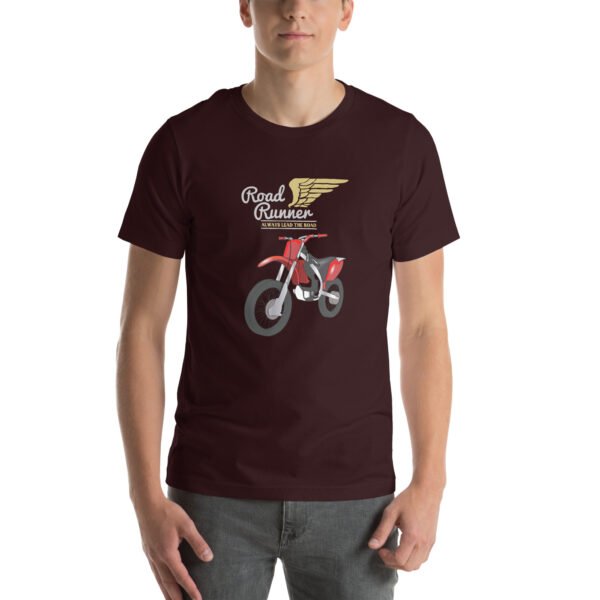 Road Runner Motorcycle T-Shirt – Dirt Bike Rider Apparel - Unisex t-shirt - Image 13