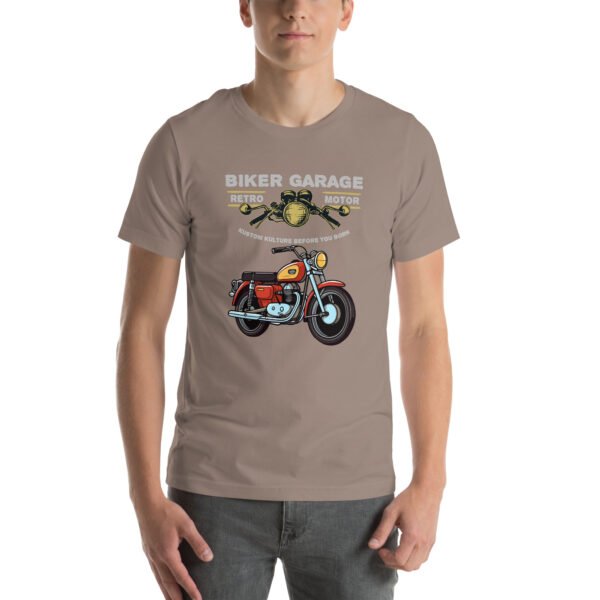 Retro Biker Garage T-Shirt – Classic Motorcycle Enthusiast Tee - Unisex t-shirt - Image 64