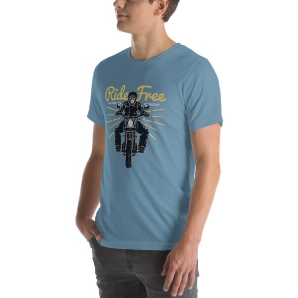 Vintage Motorcycle Rider T-Shirt – Classic Biker Tee for Adventure Lovers - Unisex t-shirt - Image 46