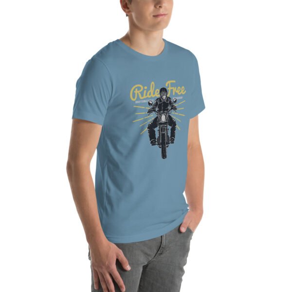 Vintage Motorcycle Rider T-Shirt – Classic Biker Tee for Adventure Lovers - Unisex t-shirt - Image 48