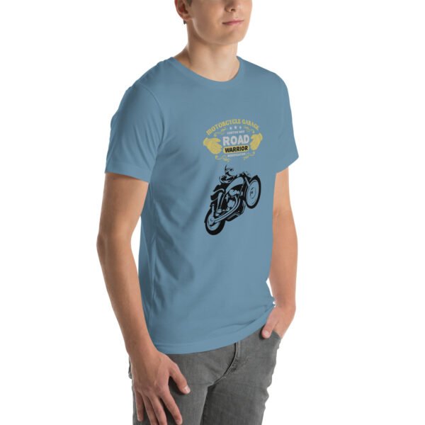 Road Warrior Motorcycle T-Shirt – Vintage Biker Apparel - Unisex t-shirt - Image 62