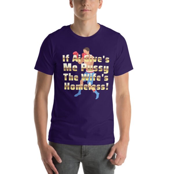If AI Gives Me" Bold Boxing-Themed Humorous Design - Unisex t-shirt - Image 24