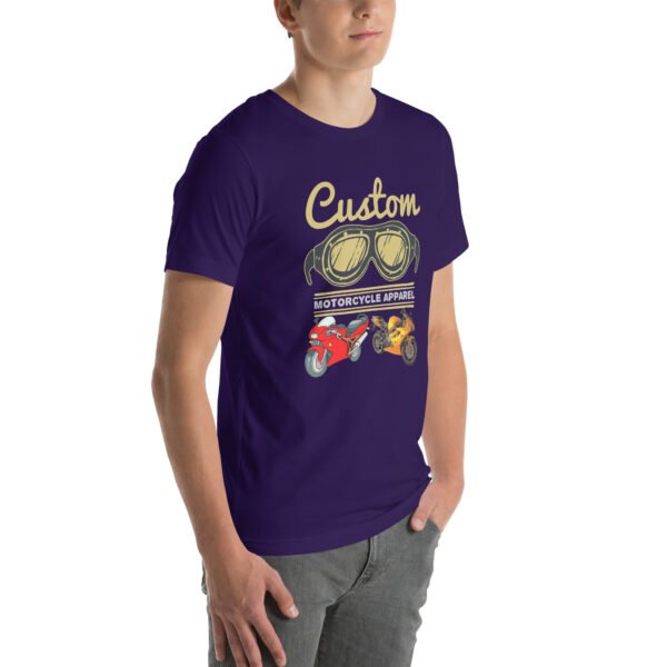Custom Motorcycle Apparel T-Shirt – Vintage Biker Gear - Unisex t-shirt - Image 22