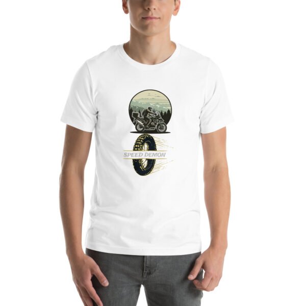 Speed Demon Motorcycle T-Shirt – Ride Fast, Live Free - Unisex t-shirt - Image 85