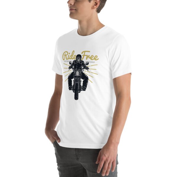 Vintage Motorcycle Rider T-Shirt – Classic Biker Tee for Adventure Lovers - Unisex t-shirt - Image 76