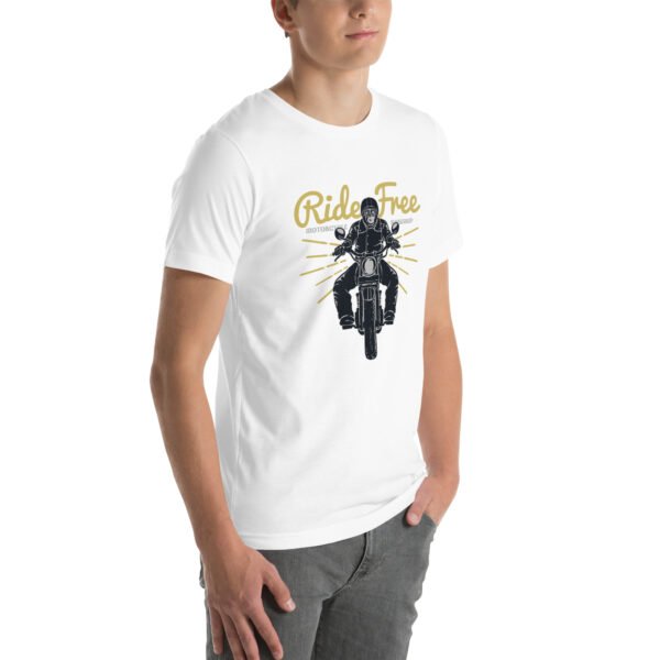 Vintage Motorcycle Rider T-Shirt – Classic Biker Tee for Adventure Lovers - Unisex t-shirt - Image 78