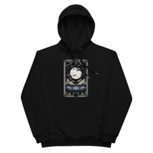 Mystical Moon Tarot Gothic - Premium eco hoodie