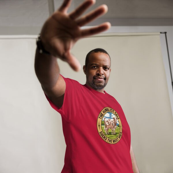 The Humblest Calf Sucks the Most Milk - Jamaican Wisdom - Unisex classic tee - Image 2