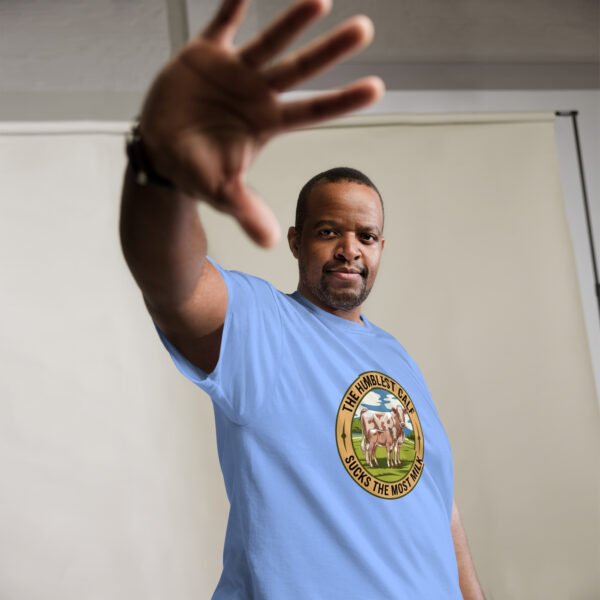 The Humblest Calf Sucks the Most Milk - Jamaican Wisdom - Unisex classic tee - Image 14