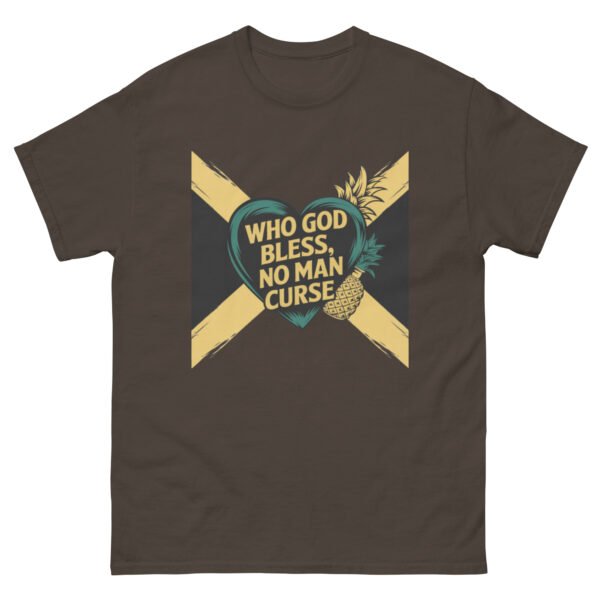 Who God Bless, No Man Curse - Jamaican-Inspired Designs - Unisex classic tee - Image 13