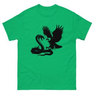 Bold Design with Eagle and Cobra Silhouette Design - Unisex classic tee