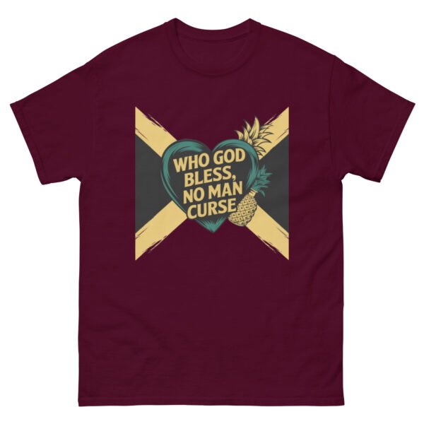 Who God Bless, No Man Curse - Jamaican-Inspired Designs - Unisex classic tee
