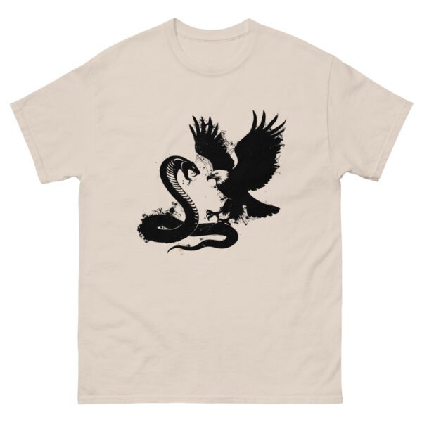 Bold Design with Eagle and Cobra Silhouette Design - Unisex classic tee - Image 15