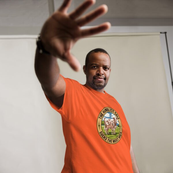 The Humblest Calf Sucks the Most Milk - Jamaican Wisdom - Unisex classic tee - Image 6