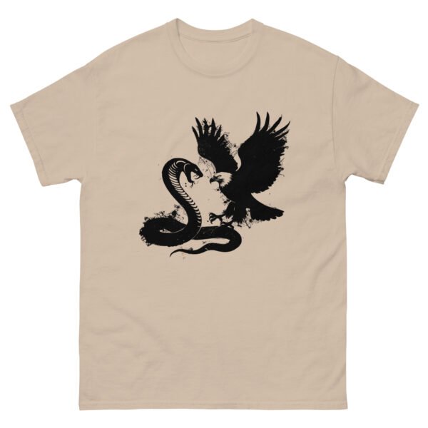Bold Design with Eagle and Cobra Silhouette Design - Unisex classic tee - Image 11