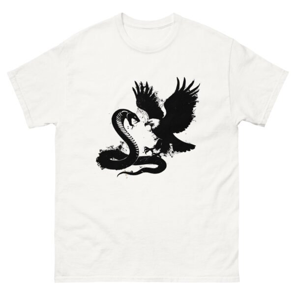 Bold Design with Eagle and Cobra Silhouette Design - Unisex classic tee - Image 23