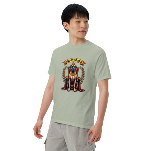 "'King of the Pack' with Regal Dog Design" - Unisex garment-dyed heavyweight t-shirt - Image 41