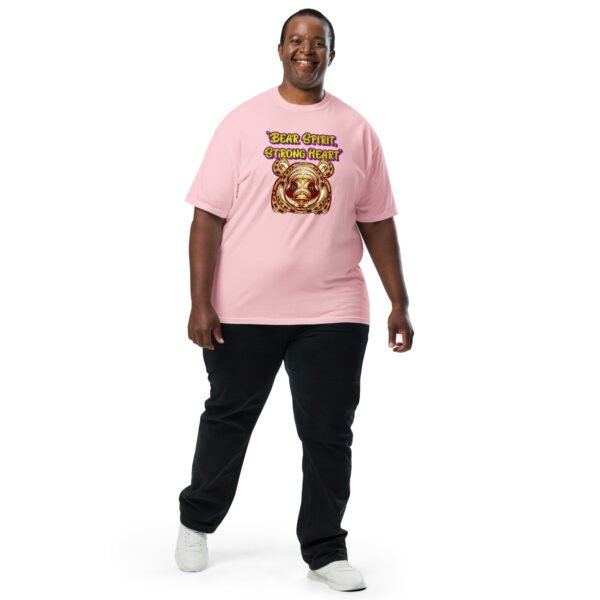 Bear Spirit, Strong Heart – Powerful Tribal Bear Artwork - Unisex garment-dyed heavyweight t-shirt - Image 28