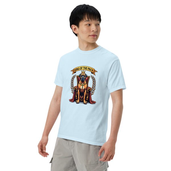"'King of the Pack' with Regal Dog Design" - Unisex garment-dyed heavyweight t-shirt - Image 90