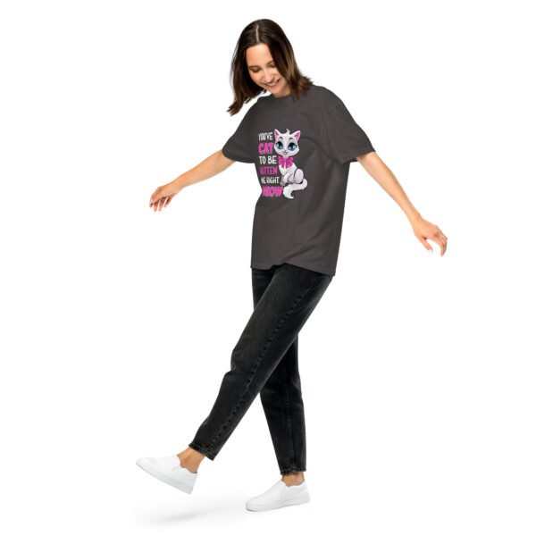 Funny Cat Lover T-Shirt - Cute & Whimsical Cat Design - Unisex garment-dyed heavyweight t-shirt - Image 9