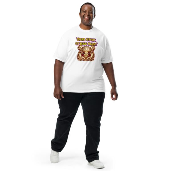 Bear Spirit, Strong Heart – Powerful Tribal Bear Artwork - Unisex garment-dyed heavyweight t-shirt - Image 40