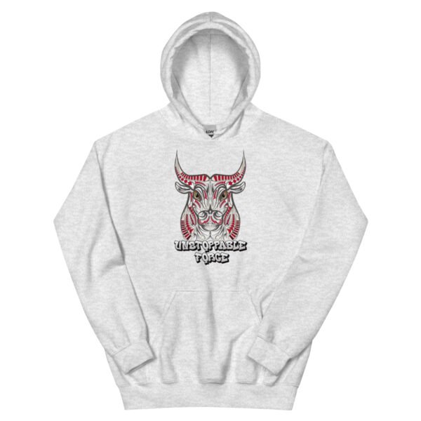 Unstoppable Force – Tribal Bull Power Artwork - Unisex Hoodie - Image 11
