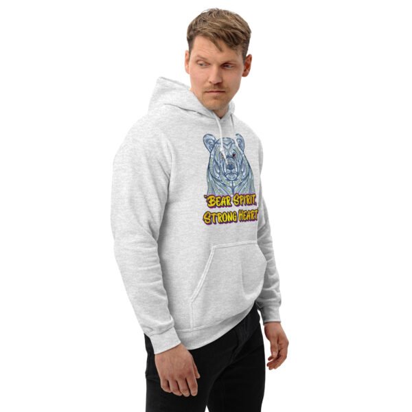 Bear Spirit, Strong Heart – Majestic Animal Strength Artwork - Unisex Hoodie - Image 40