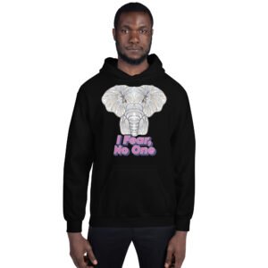 I Fear No One – Powerful Tribal Elephant Artwork - Unisex Hoodie