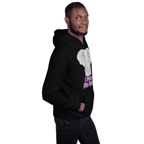 I Fear No One – Powerful Tribal Elephant Artwork - Unisex Hoodie - Image 6