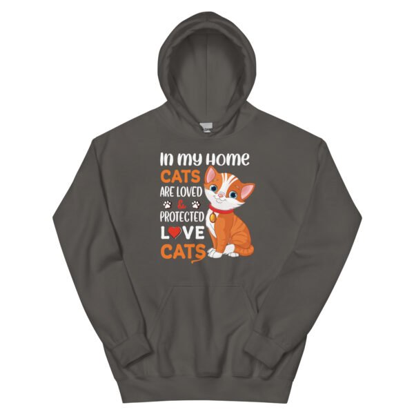 Funny "Sorry, I Can't, I'm an Inside Cat" Hoodie for Cat Lovers - Unisex Hoodie - Image 13