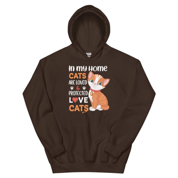 Funny "Sorry, I Can't, I'm an Inside Cat" Hoodie for Cat Lovers - Unisex Hoodie - Image 7