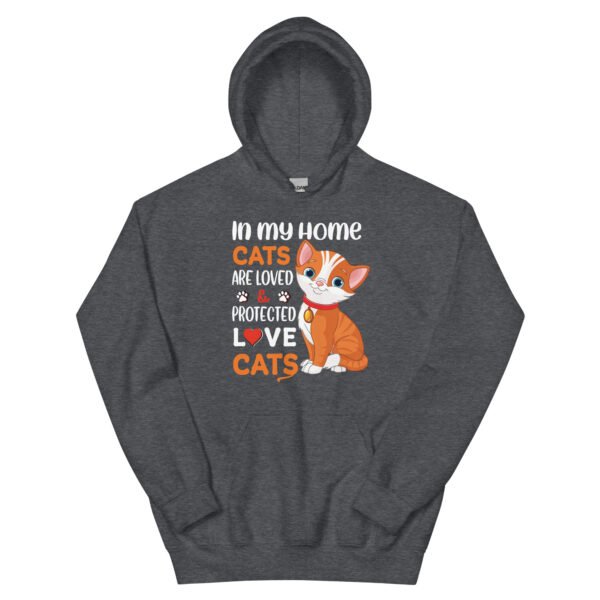 Funny "Sorry, I Can't, I'm an Inside Cat" Hoodie for Cat Lovers - Unisex Hoodie - Image 9