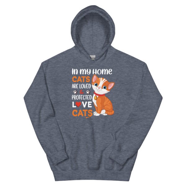 Funny "Sorry, I Can't, I'm an Inside Cat" Hoodie for Cat Lovers - Unisex Hoodie - Image 17